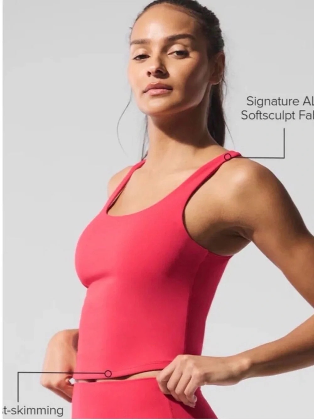 Alo yoga Candy Red Precision Softsculpt Tank